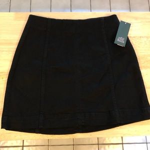 Wild Fable Black Jean Skirt